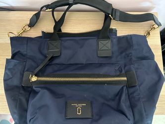 Marc Jacobs Navy Nylon Tote Bag/ Diaper Bag