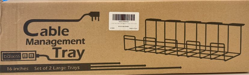 Cable management trays - BNIB