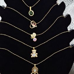 COLLARES DE ORO  LAMINADO/GOLD-PLATED  NECKLACES 