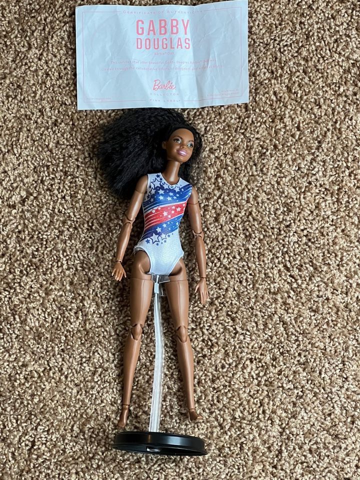 UPDATE-Original Barbie Gabby Douglas Made To Move Articulated Poseable Doll 2016 FGC34