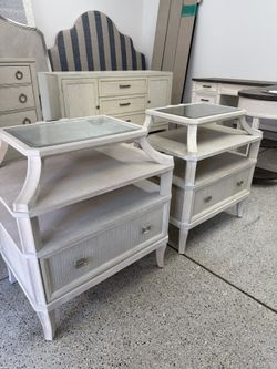 A Brand New Set Of Two Nightstands