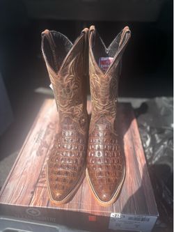 gomez western Brown boots