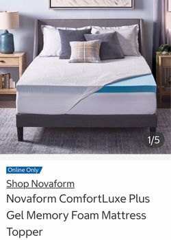 Full Size Bed, Mattress and Topper