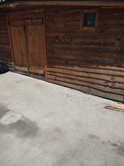 Live Edge Cedar Sheds