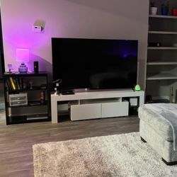 Tv Stand With 80” Smart Tv 