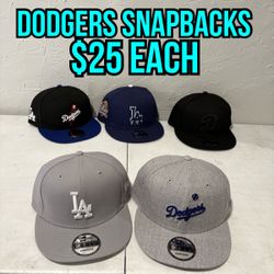 MLB New Era Los Angeles Dodgers Blue Black Grey Off White 9fifty Regular SnapBack Hats 