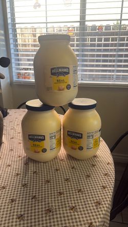 Hellmann's Real Mayonnaise 1 Gallon – 3 Jars
