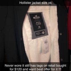 Hollister Jacket Xs 