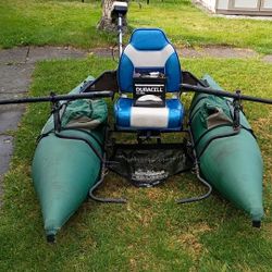 Creek Company Pontoon + Motor & Battery 