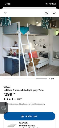 IKEA Vitval loft bed