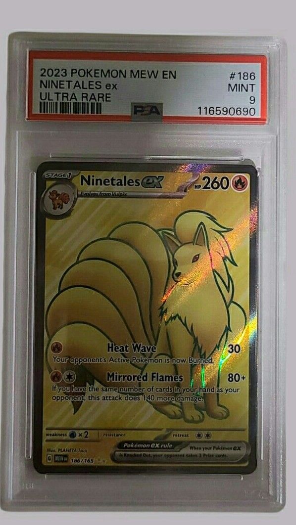 2023 Ninetales EX Ultra Rare Card #186
