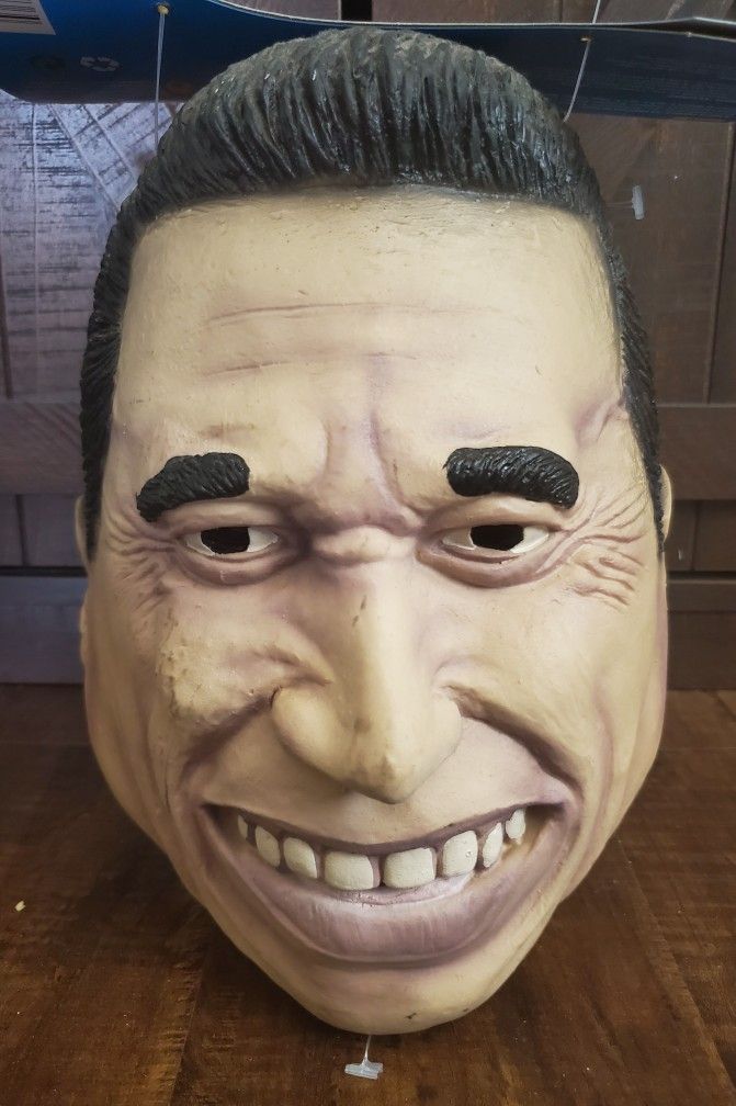 Rubies Famous Faces Govenator Mask Arnold Schwarzenegger Vinyl Costume Halloween