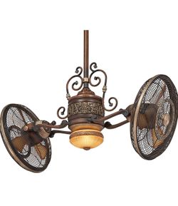 Minka Aire Twin Turbo Ceiling Fan with Light