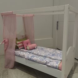 Cottage American Girl Doll Bed (All Items Included) 