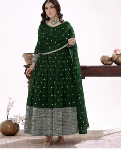 Beautiful Green Long Maxi dress
