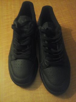 New black Adidas continental 80 shoes.