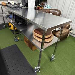 Commercial Premium Gauge 16 GSW Stainless Steel Table