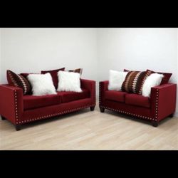 New Sofa + Loveseat 