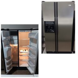 Whirlpool Stainless Steel Refrigerator Side By Side 
