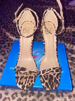 Leopard print heels