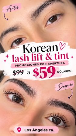 Korean lash lift