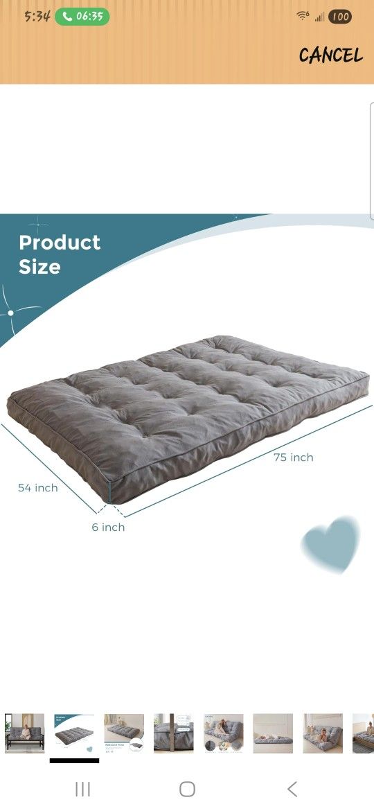 Futon Mattress (Excellent Condition)