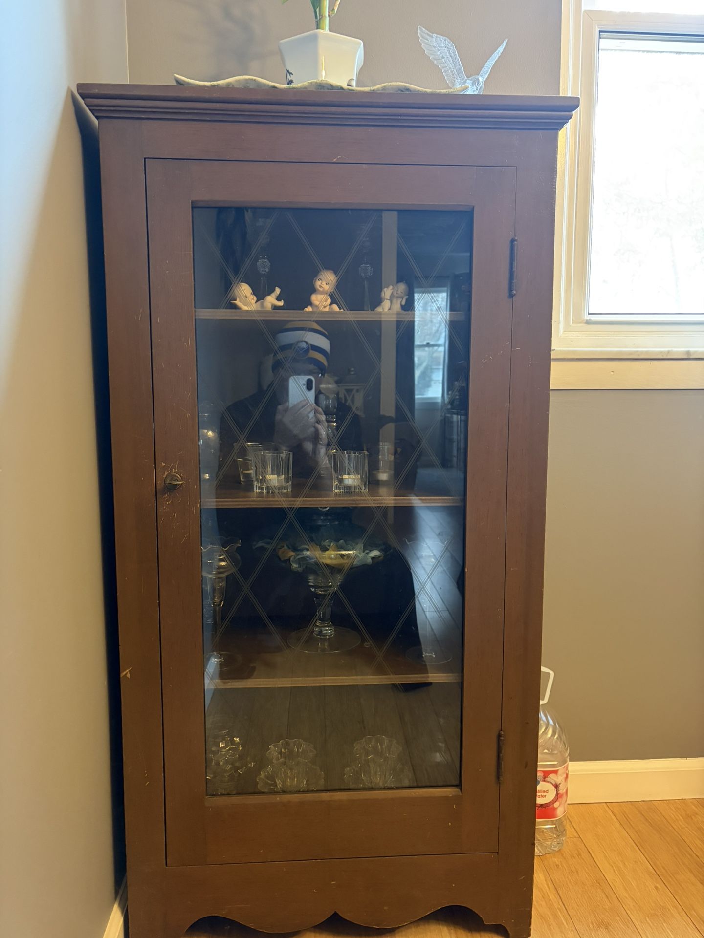 Small Antique Curio Cabinet