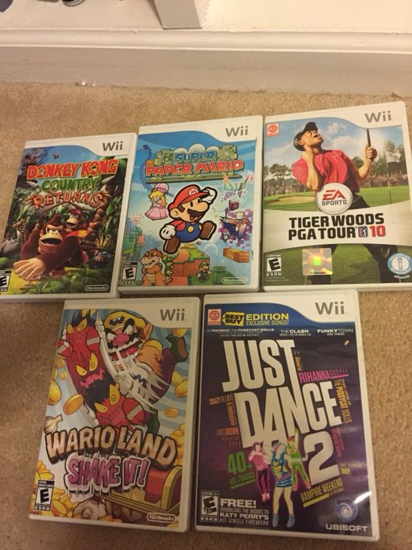 Wii games $5 for all pick up by the end if this week