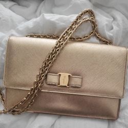 Authentic FERRAGAMO Handbag on Chain