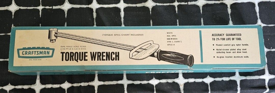 Vintage Craftsman Torque Wrench