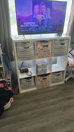 White cubicle storage