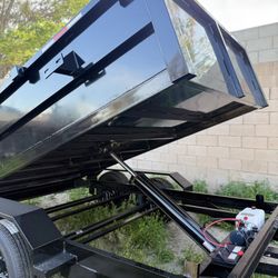 New 8x2x12 Hydraulic Utility Dump Trailer 