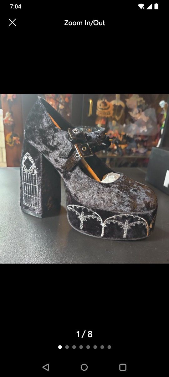KOI Velvet Platform Heels