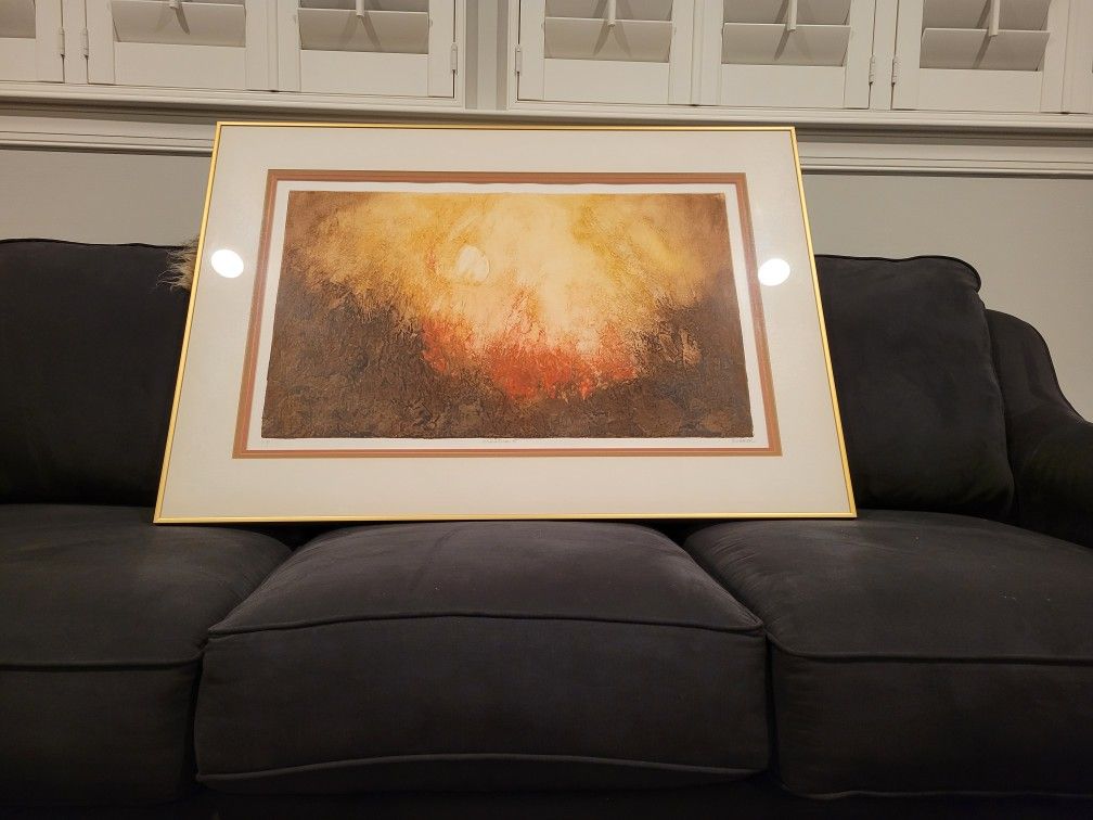 Mid Century Artist's Proof By Ruth Rodman