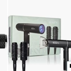 Cortex Beauty hair dryer with two brushes