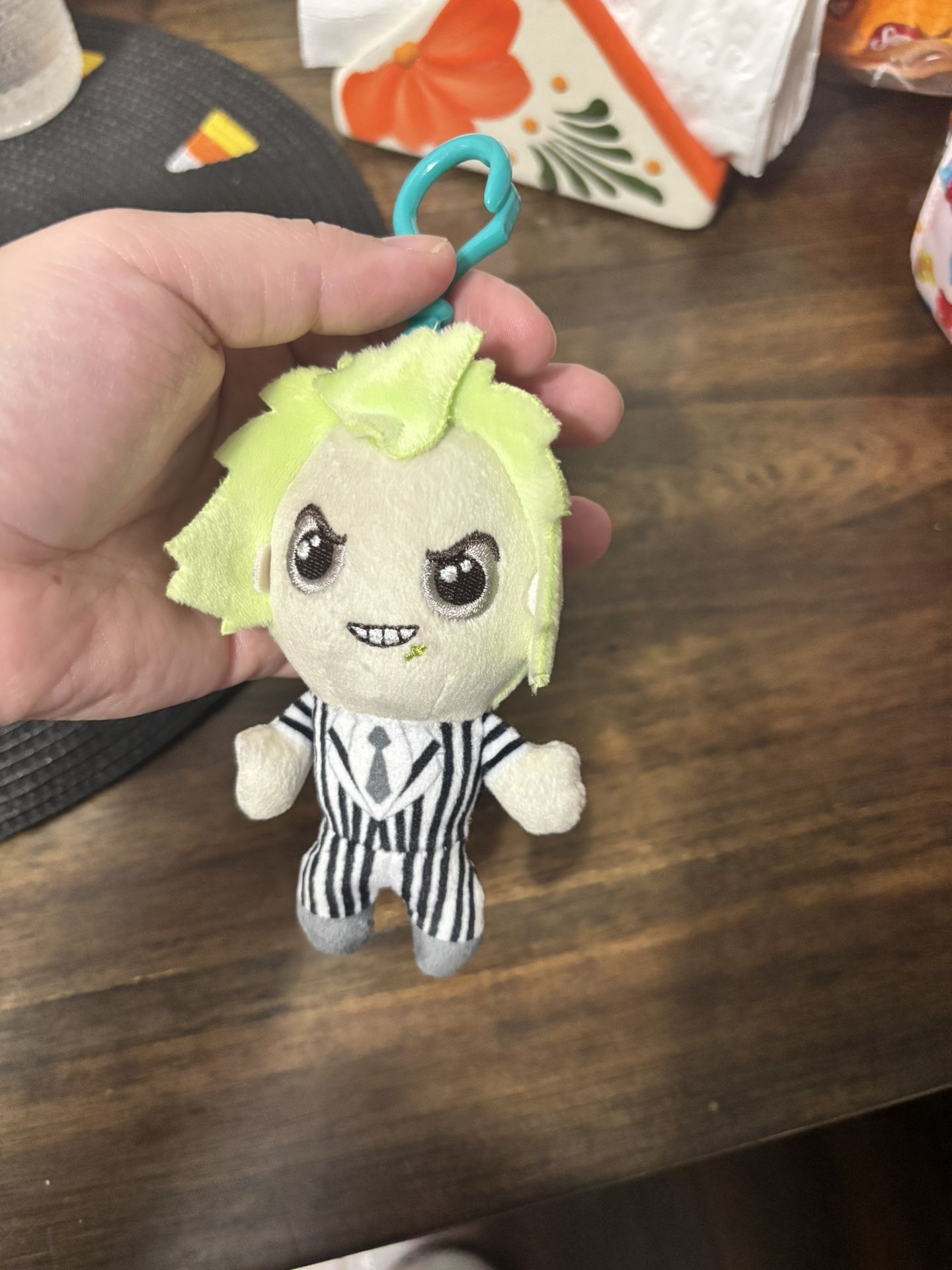 Beetlejuice Plush Bag Charm
