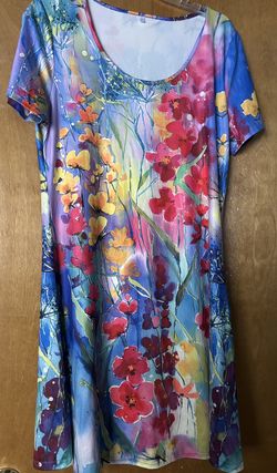 Floral Dress Size L