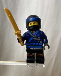 Lego Minifigure Jay - The LEGO Ninjago Movie njo0313 Rare 2017 w/ Sword 