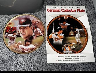 Cal Ripken Jr. Collector Plates – Bradford Exchange (2 Plates)
