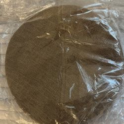 24 Pack Brown Table Mats