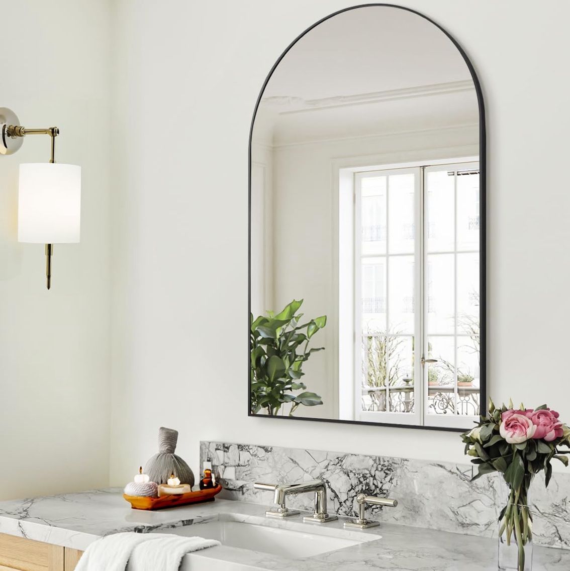 24"x36" Arch Bathroom Mirror new still in box $40