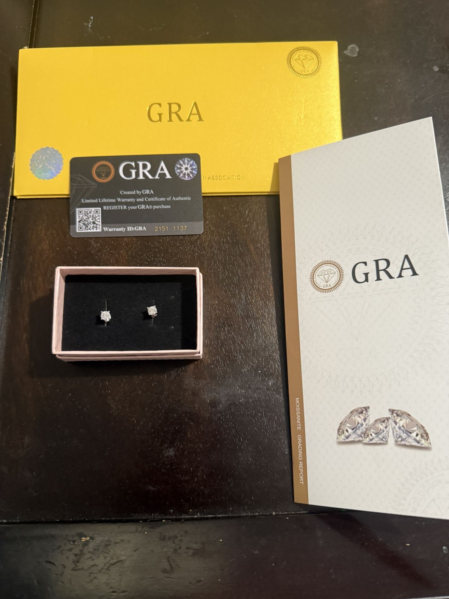 Halo Moissanite Earrings