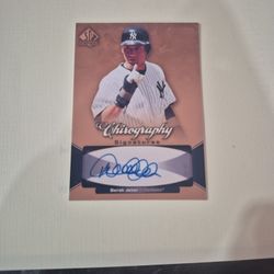 Derek Jeter Chirography Signatures