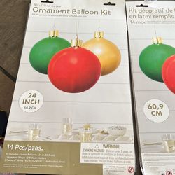 Christmas Ornament Balloon Kit Part City Stuff 