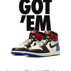 AJ1 x UNION LA x FRAGMENT