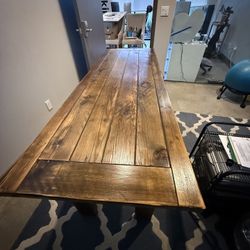 Custom Wood Table 