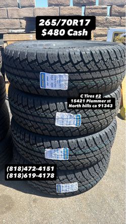265/70R17 Maxtrek ( 4 NEW TIRES )