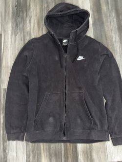 Black Nike zip up hoodie