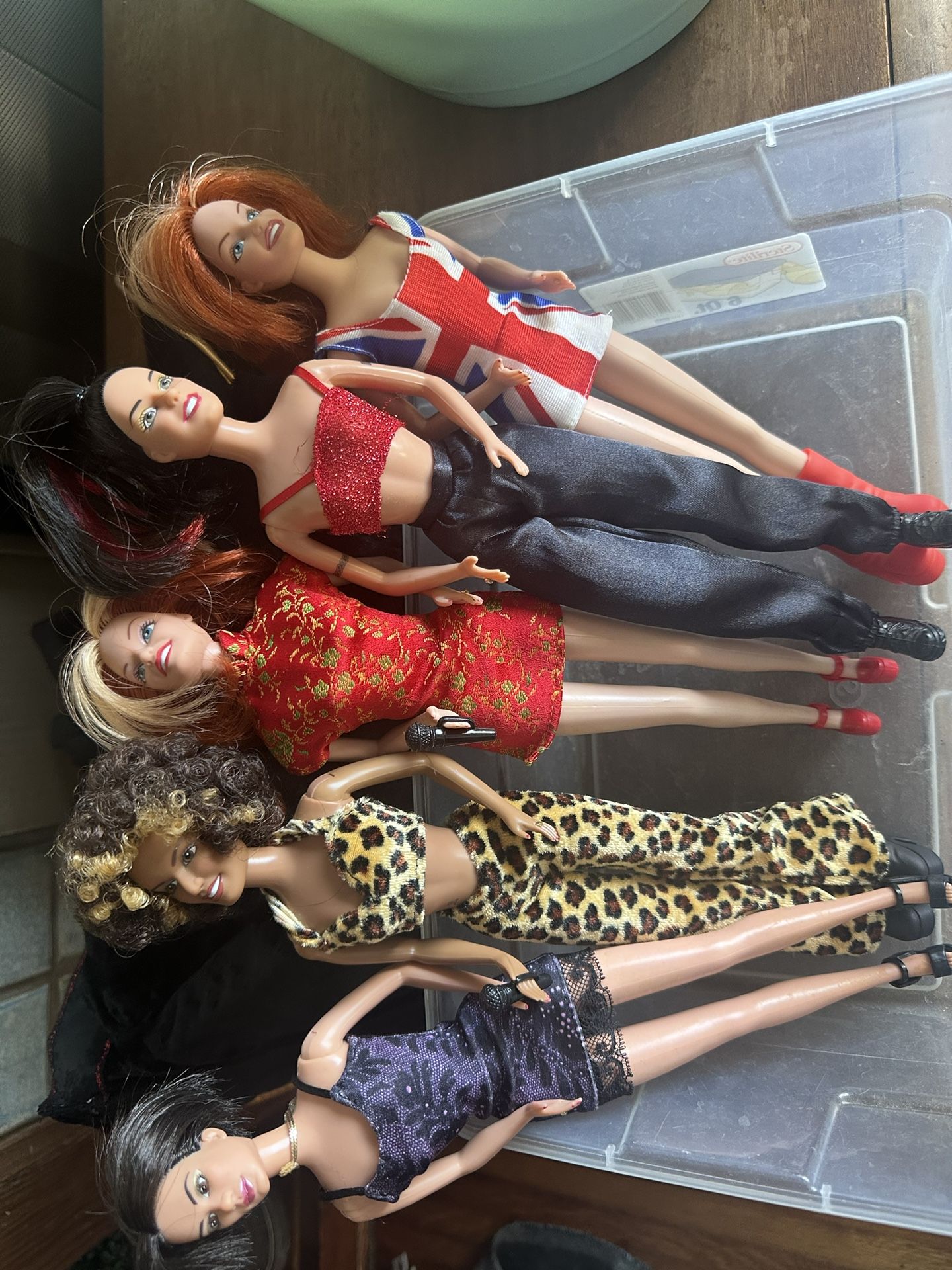 Set Of 5 Vintage Spice Girl Dolls