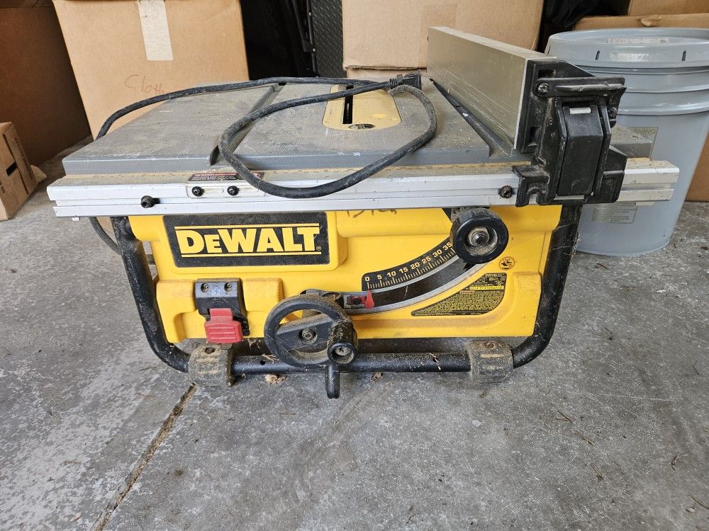 Dewalt table saw